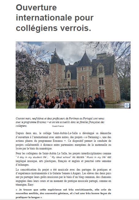 international saint aubin la salle